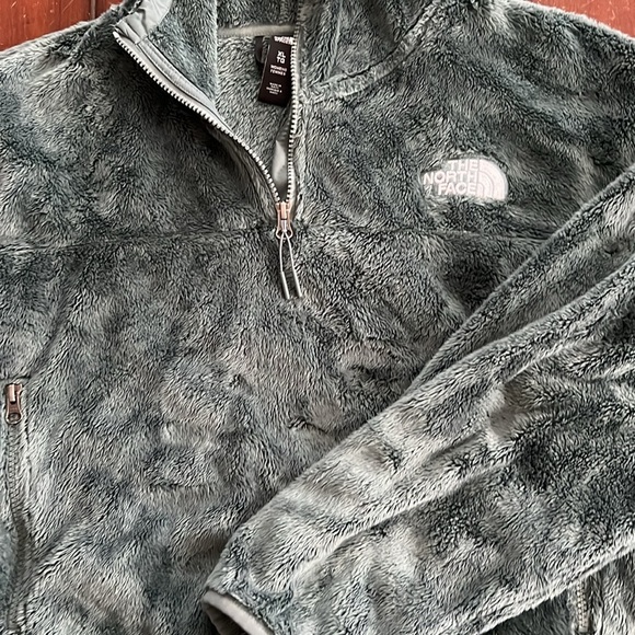 The North Face Osito Quarter Zip Cropped Hoodie Balsam Green Size XL - Picture 5 of 10